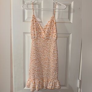 Floral Orange Sundress